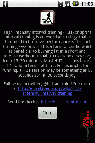 ����� ��������� HIIT interval training timer ��� Android OS
