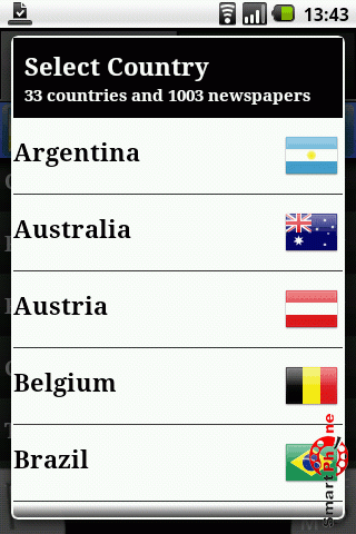 ����� ��������� Newspaper ��� Android OS
