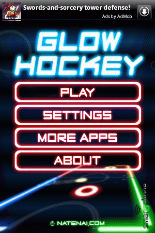   Glow Hockey  Android OS