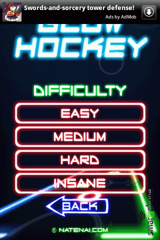   Glow Hockey  Android OS