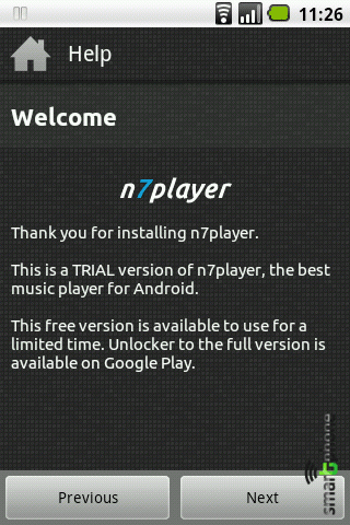 ����� ��������� n7player Music Player ��� Android OS