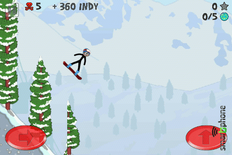   Stickman Snowboarder  Android OS 