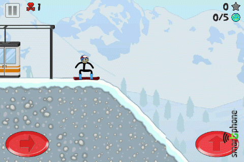  Stickman Snowboarder  Android OS 