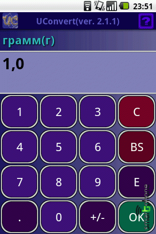 ����� ��������� UConvert ��� Android OS