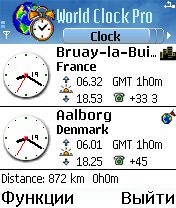 ����� ��������� Psiloc World Clock Pro