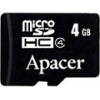 Карта памяти Apacer MicroSDHC Class 4 4Gb