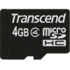 Карта памяти Transcend microSDHC Class 4 4Gb