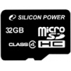 Карта памяти Silicon Power microSDHC Class 4 32GB