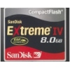   SanDisk Extreme IV CompactFlash 8Gb