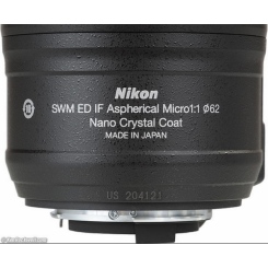 Nikon 60mm f/2.8G ED AF-S Micro Nikkor -  4