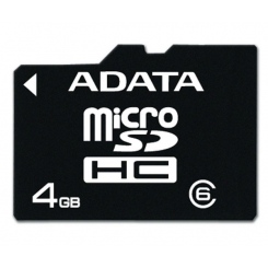A-DATA MicroSDHC Class 6 4Gb -  1