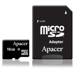 Apacer MicroSDHC Class 10 16Gb -  1