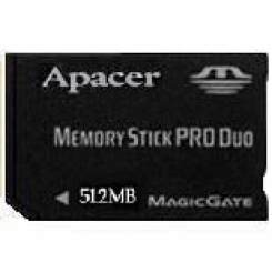 Apacer Mobile Memory Stick PRO Duo 512MB -  1