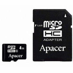 Apacer Mobile microSDHC 4Gb -  1