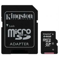 Kingston microSDHC Class 10 64Gb -  1