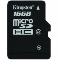 Kingston microSDHC Class 2 16Gb -  1