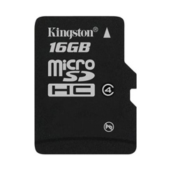 Kingston microSDHC Class 4 16Gb -  2