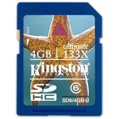Kingston SDHC Ultimate 133X 4Gb -  1