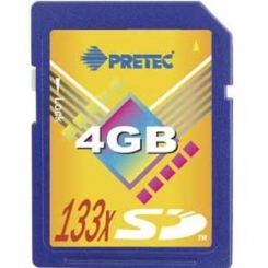 Pretec Secure Digital 133x 4Gb -  1