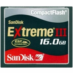 SanDisk Extreme III CompactFlash 16Gb -  1