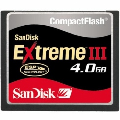 SanDisk Extreme III CompactFlash 4Gb -  1