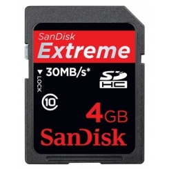SanDisk Extreme SDHC 4Gb -  1
