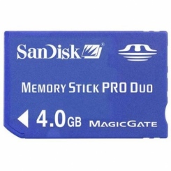 SanDisk Memory Stick PRO Duo 4Gb -  1