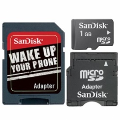 SanDisk microSD 1Gb Mobile Memory Kit -  1