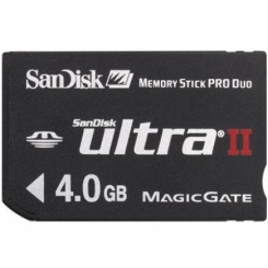 SanDisk Ultra II Memory Stick PRO Duo 4Gb -  1