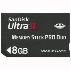 SanDisk Ultra II Memory Stick PRO Duo 8Gb -  1