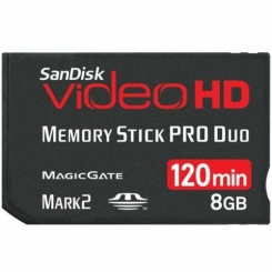 SanDisk Video HD Memory Stick PRO Duo 8Gb -  1