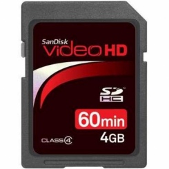 SanDisk Video HD SDHC 4Gb -  1
