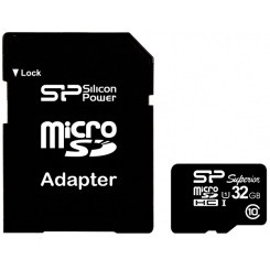Silicon Power microSDHC Class 10 32GB UHS-I Superior -  1