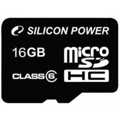Silicon Power microSDHC Class 6 16GB -  1