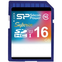 Silicon Power SDHC Class 10 16GB UHS-I Superior -  1