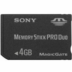Sony Memory Stick Pro Duo 4Gb -  1