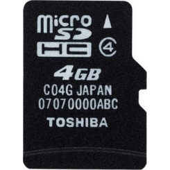 Toshiba microSDHC Class 4 4Gb -  2