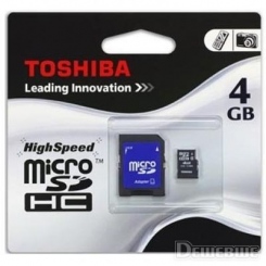 Toshiba microSDHC Class 4 4Gb -  1