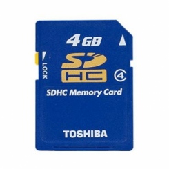 Toshiba SDHC Class 4 4Gb -  1