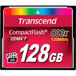 Transcend CompactFlash 800X 128GB -  1