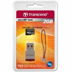 Transcend microSD 2Gb+USB Card Reader P3 -  2