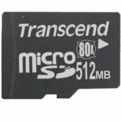 Transcend microSD 80x 512Mb -  1