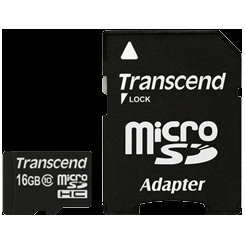 Transcend microSDHC Class 10 16Gb -  2
