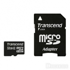 Transcend microSDHC Class 2 32Gb -  1
