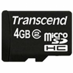 Transcend microSDHC Class 2 4Gb -  1