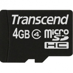 Transcend microSDHC Class 4 4Gb -  1