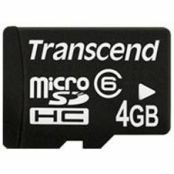 Transcend microSDHC Class 6 4Gb -  3