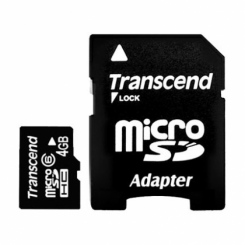 Transcend microSDHC Class 6 4Gb -  1