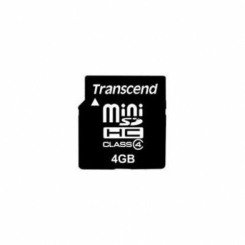 Transcend miniSDHC Class 4 4Gb -  1