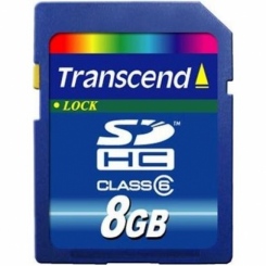 Transcend SDHC Class 6 8Gb -  1